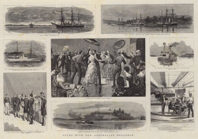 Aantekeningen met ons Australische squadron door William Lionel Wyllie